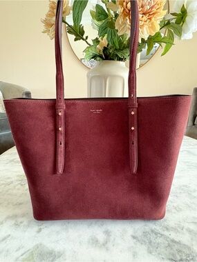 NWT! Kate Spade Do It All Suede Tote